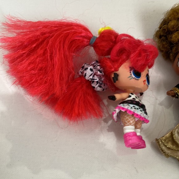 Lot of 5 Dolls:Radical QT Ultra Rare LOL Surprise REMIX Hair Flip,Queen Bee Doll - Picture 14 of 16